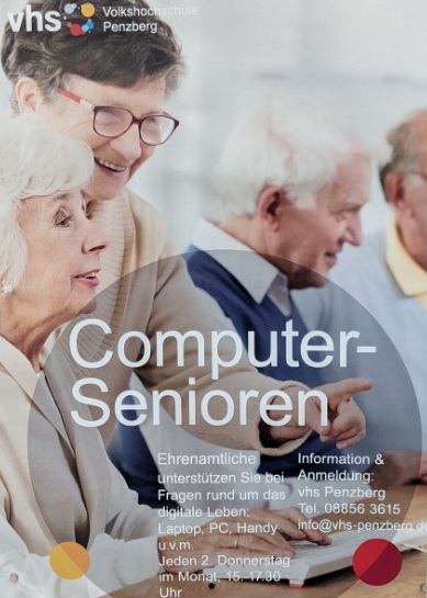 Plakat Computer-Senioren Pemzberg